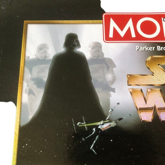Classic Original Star Wars Trilogy Monopoly Board Game 1997  Vader Solo Leah - Picture 3 of 12